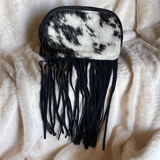 Belt bag w/ fringe