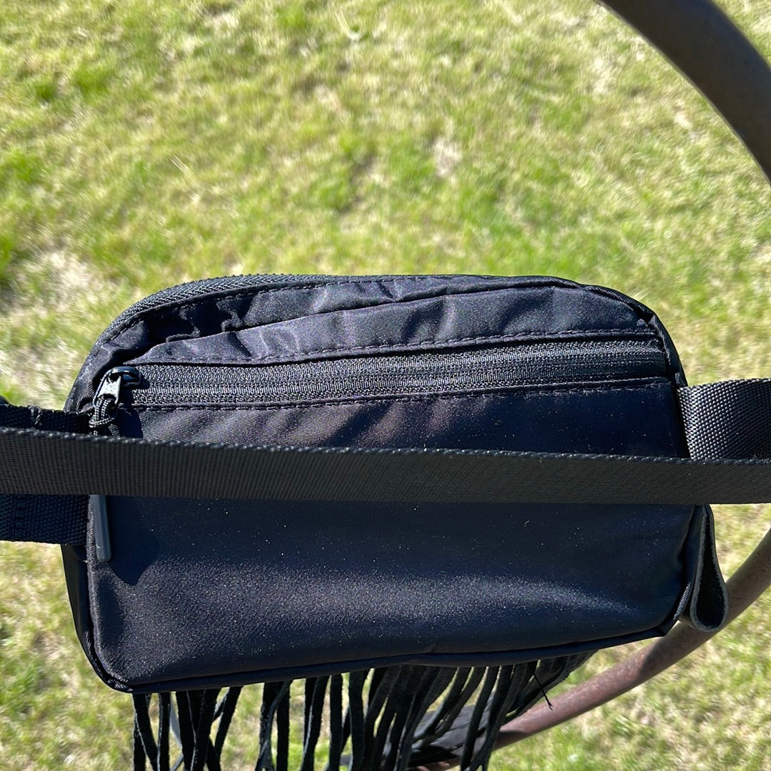 Show cattle belt bag w/ fringe