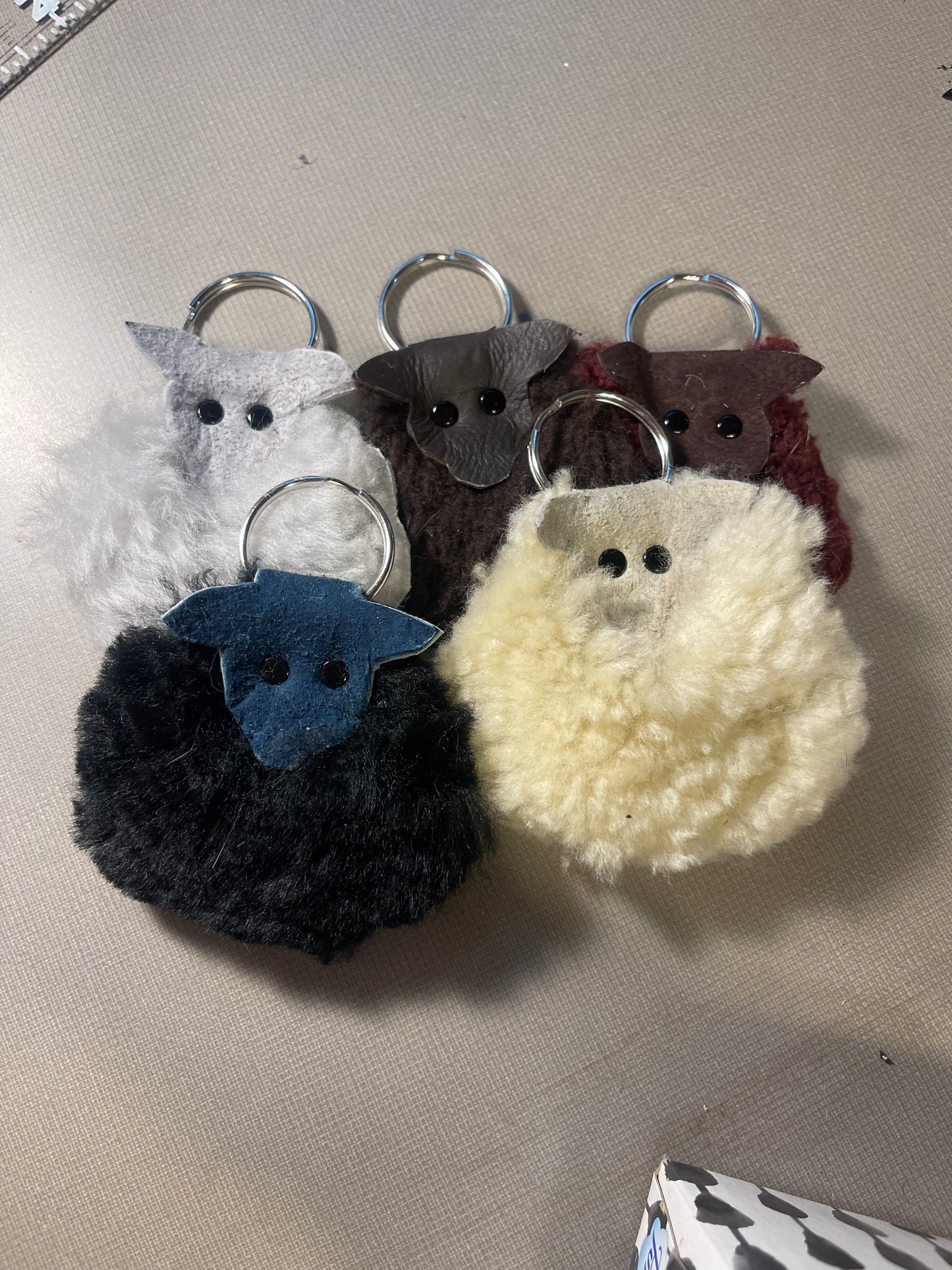 Sheep Keychain- random color